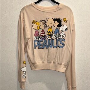 Peanuts Cream Graphic Sweatshirt
